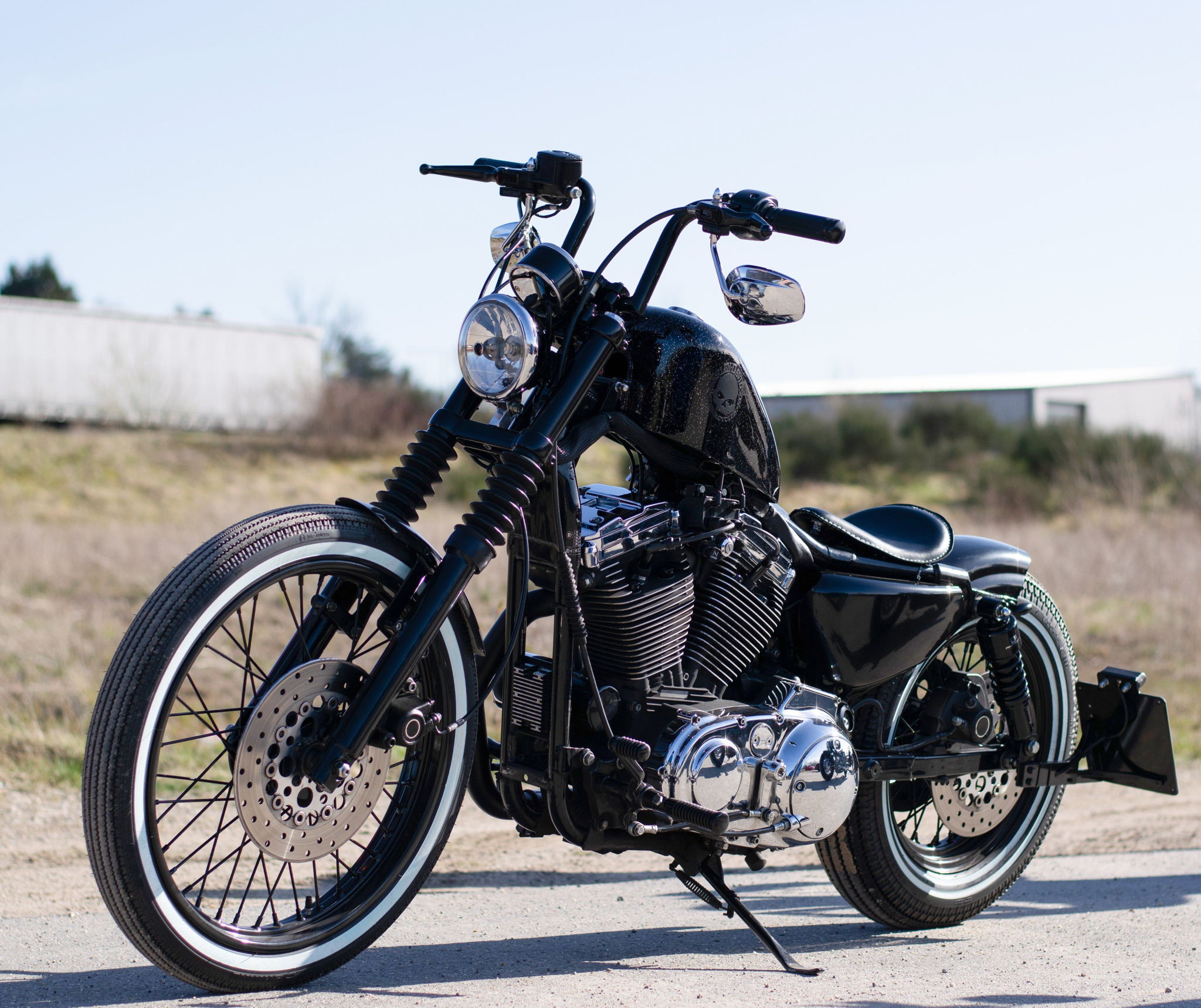 Harley Davidson Model J 1969 custom bobber build