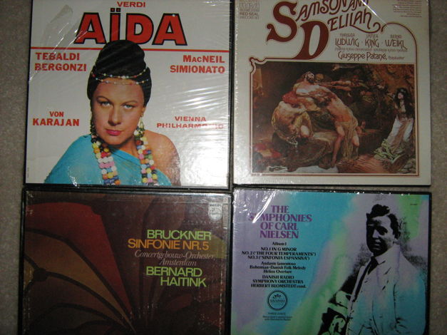 Verdi  Aida & others - Sealed 8 box sets Total 22 lps