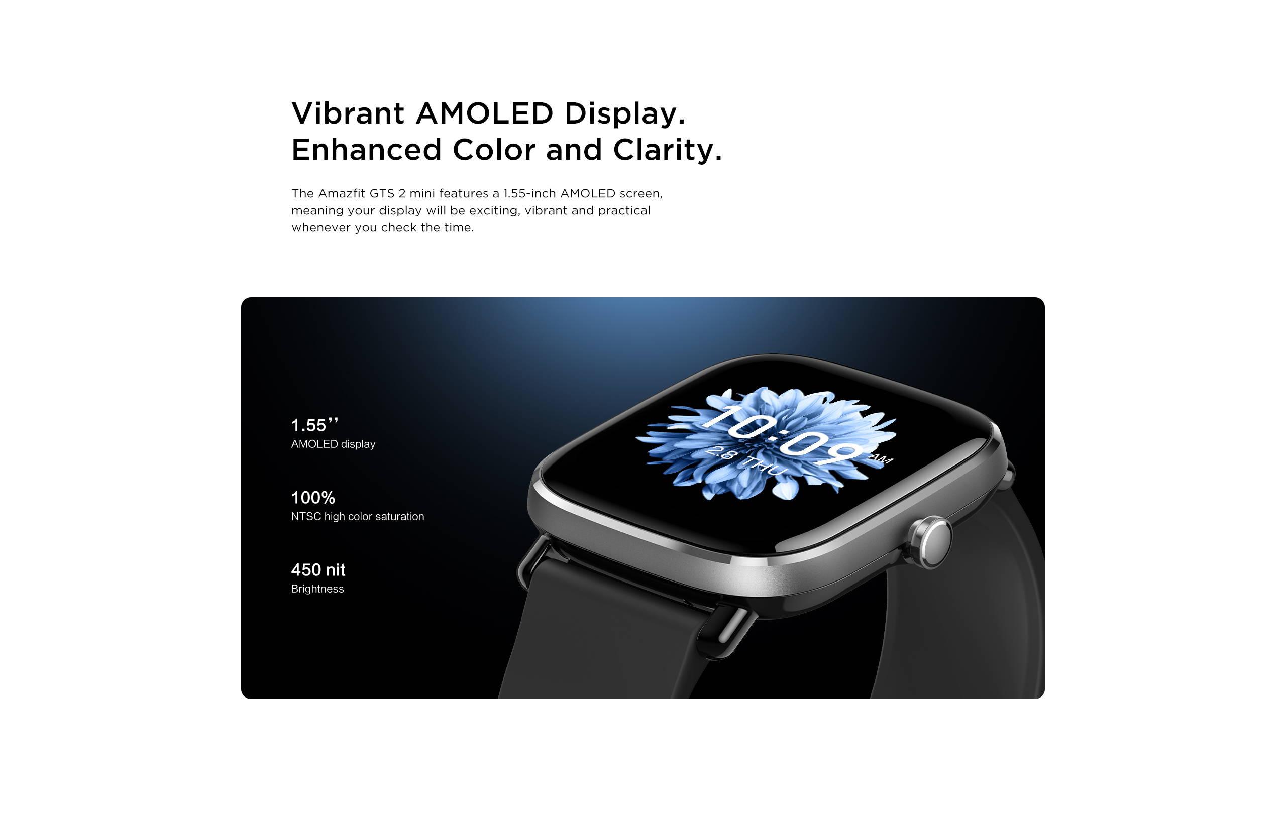 Features of amazfit gts 2 mini best sale
