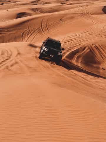 Dune bashing adventure in the Red Dunes