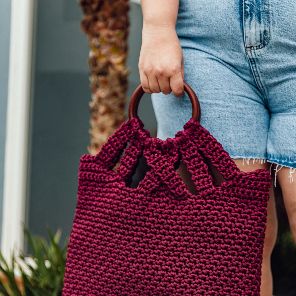 Burgundy Handbag