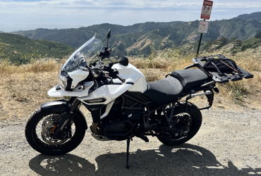 2017 TRIUMPH TIGER EXPLORER XCA motorcycle for rent near Napa, CA