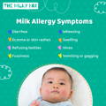 Milk allergy symptoms graphic | The Milky Box