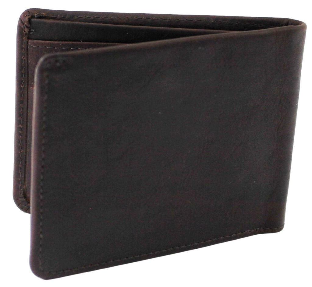 RFID Genuine Leather Wallet Oil Pull Up Leather Style 12063 - Image 4