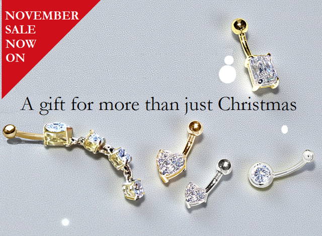 Shop luxury diamond belly piercings - Pobjoy Diamonds