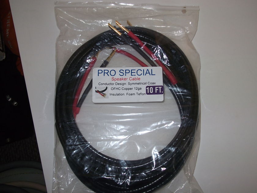 Straightwire ProSpecial  "symmetrical coax" 10 ft pair