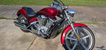 2010 HONDA VT1300CS SABRE motorcycle for rent near CHARLOTTE, NC