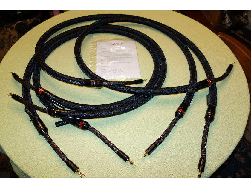 Tara Labs Extreme Series Omega Gold 8ft Speaker Cables