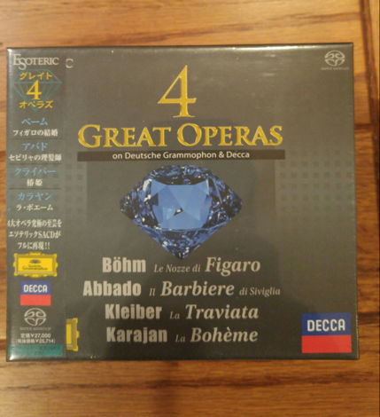 Esoteric SACD - boxset, - 4 Great Operas, Figaro, Barbi...