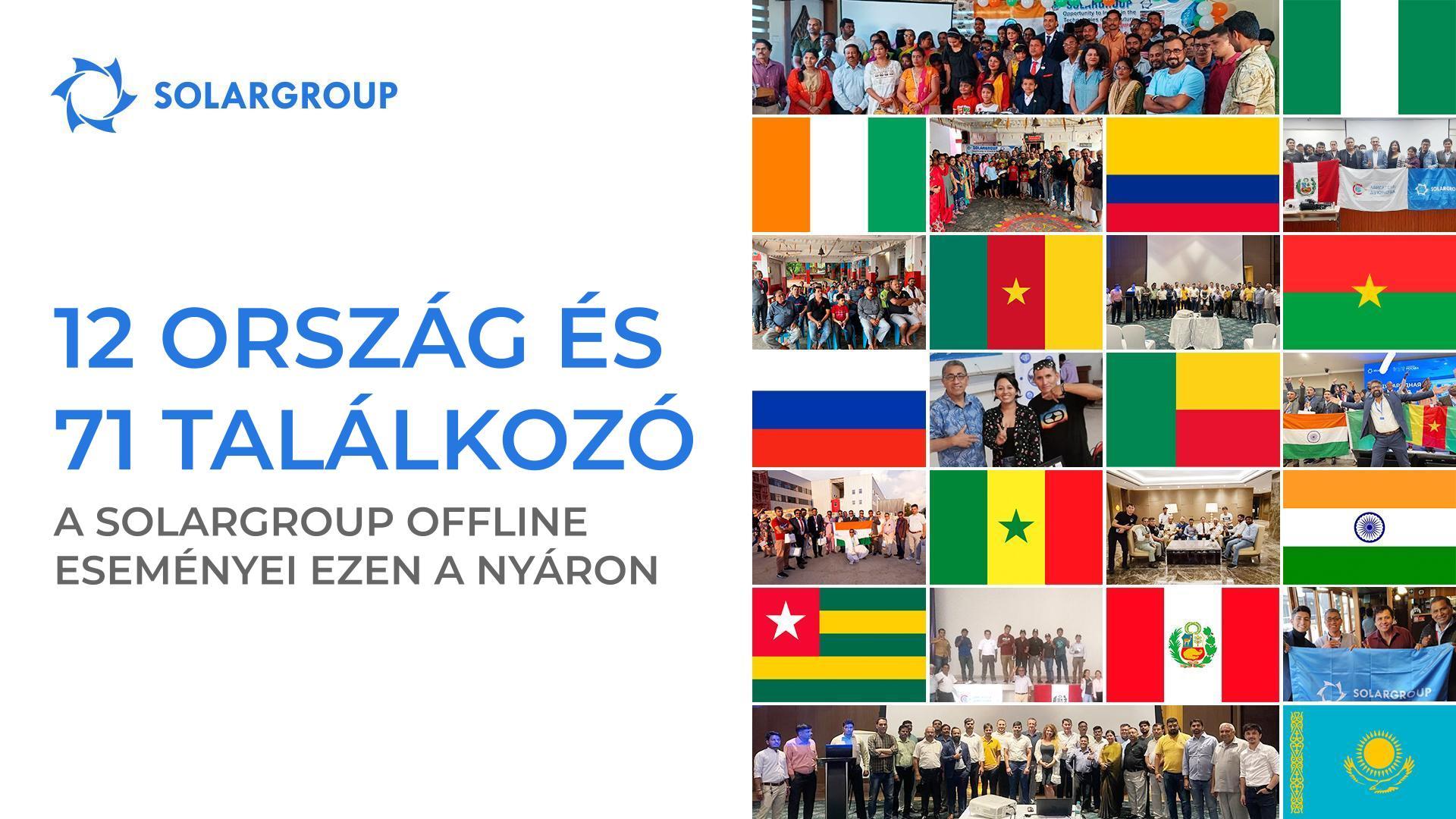 12 ország és 71 találkozó: a SOLARGROUP offline eseményei ezen a nyáron
