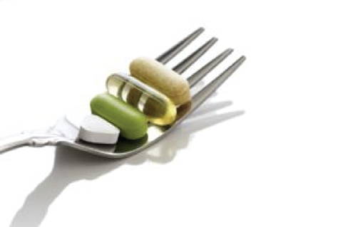 Supplements on a fork