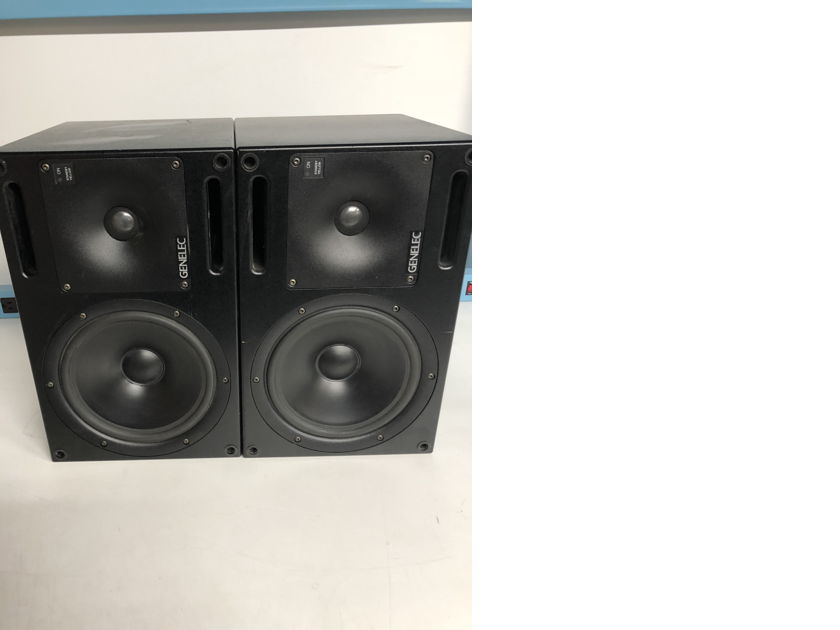 Pair of Genelec HT208 monitors / speakers - I also have stands - will ship, buyer to pay shipping
