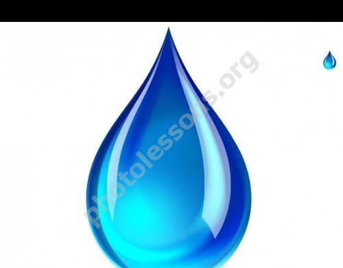 Капля в PSD для редактирования в Фотошоп