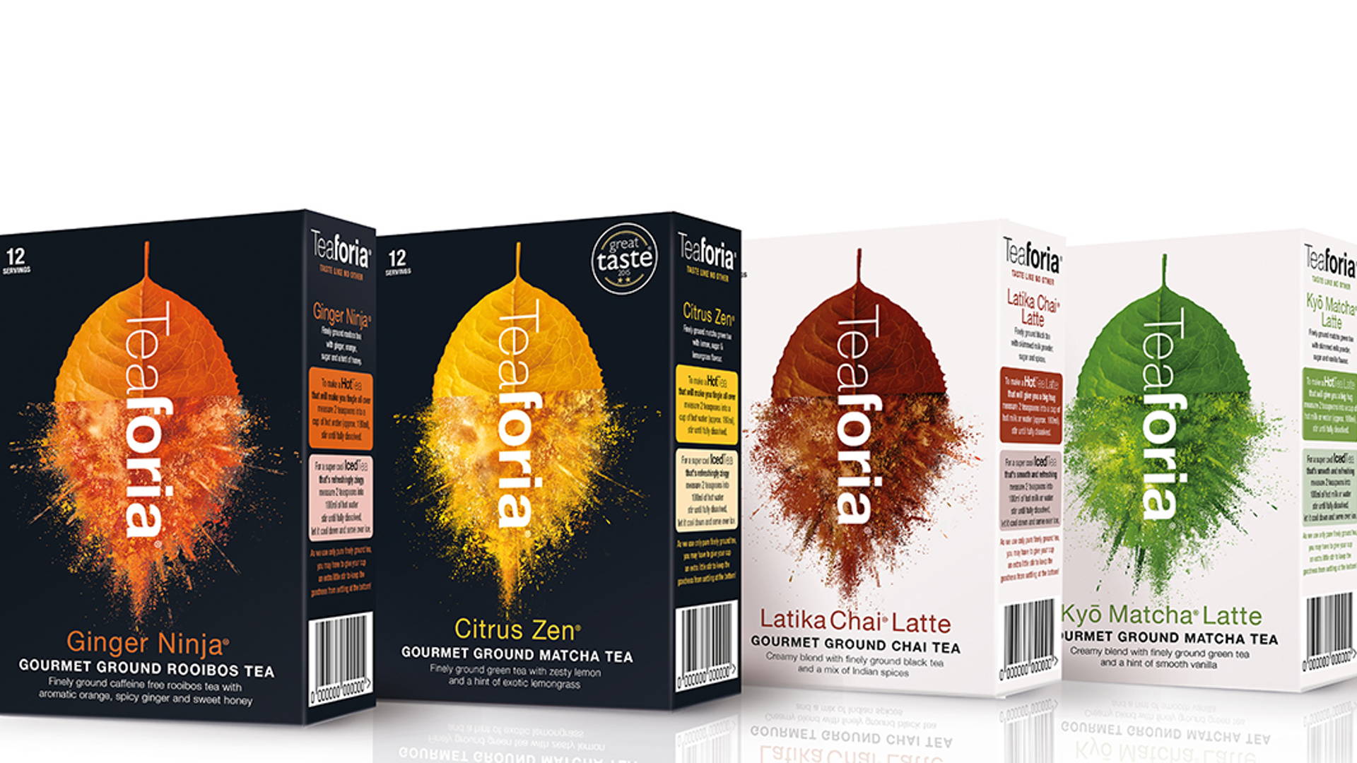 Teaforia | Dieline - Design, Branding & Packaging Inspiration