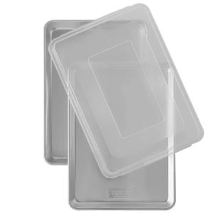 Nordic Ware Naturals 3-Piece Baking Sheet Set With Lid