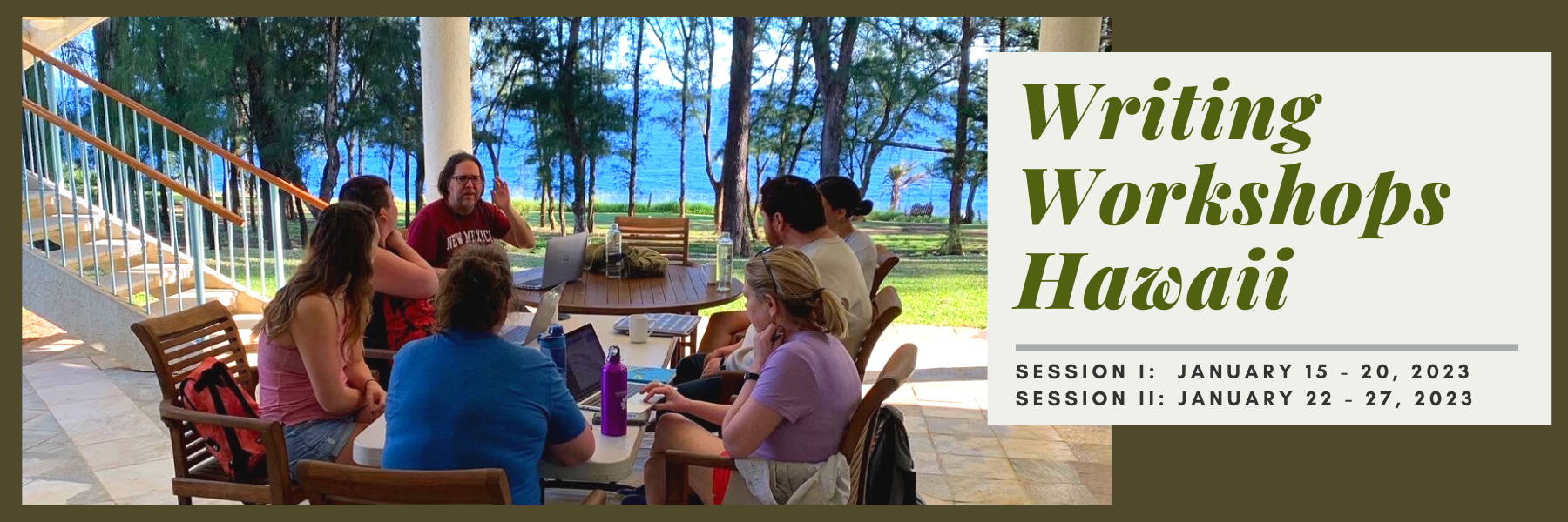 Writing Workshops Hawaii 2023