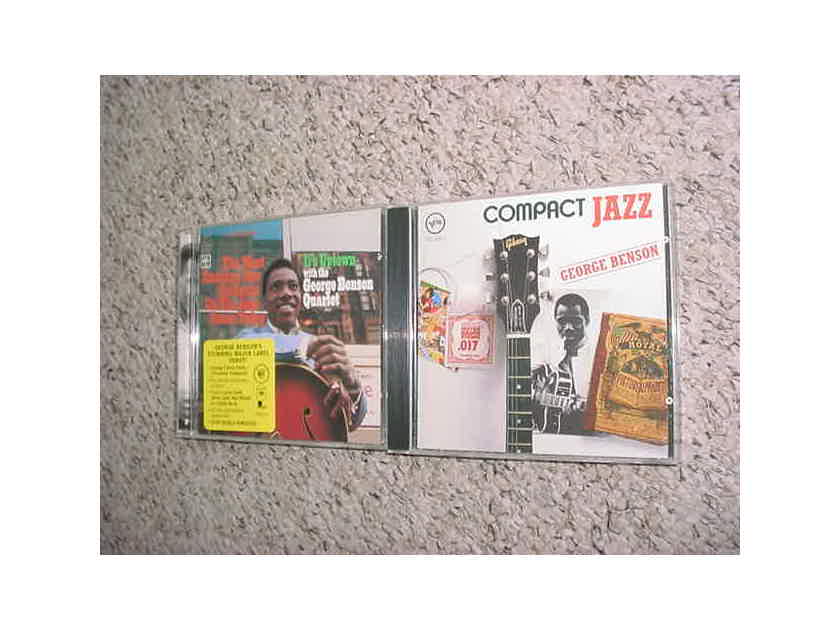 jazz George Benson 2 cd cd's - compact jazz verve USA & IT's Uptown includes 5 bonus tracks