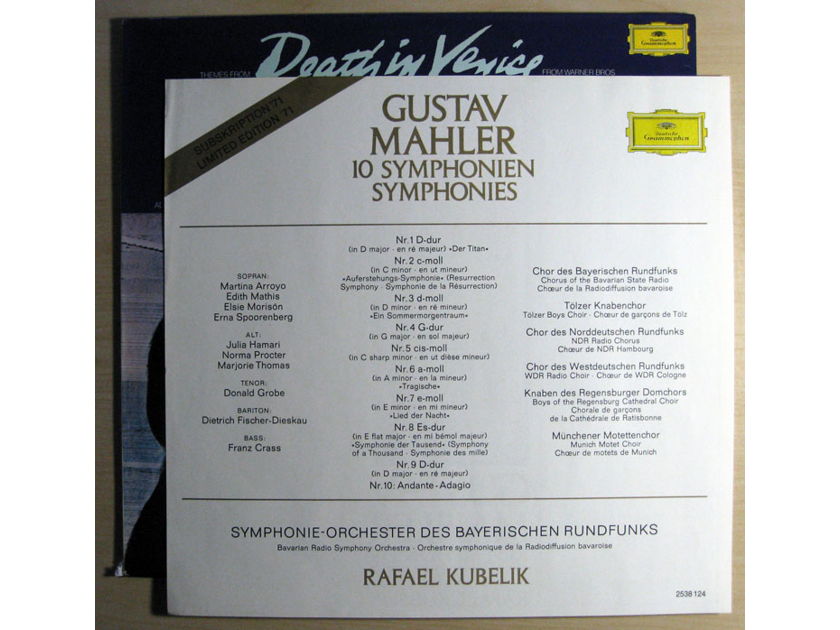 Gustav Mahler - Bavarian Radio Symphony Orchestra - Themes From Death In Venice - Germany Deutsche Grammophon 2538 124