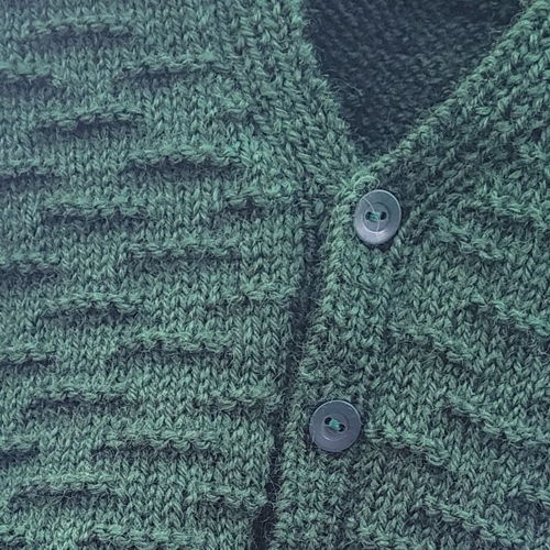 Child's button up vest in 8 ply