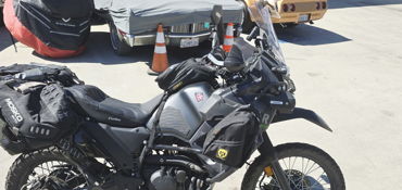 2022 KAWASAKI KLR650 ADVENTURE motorcycle for rent near Los Angeles, CA