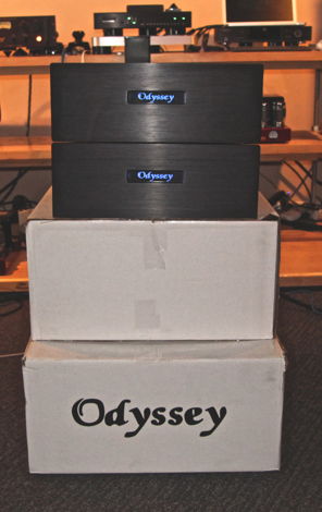 Odyssey Audio Stratos mono's upgraded 180 W Sig Mono's !