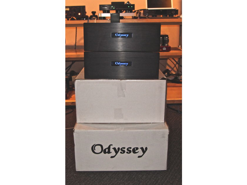 Odyssey Audio Stratos mono's factory upgraded 180 W Sig Mono's !