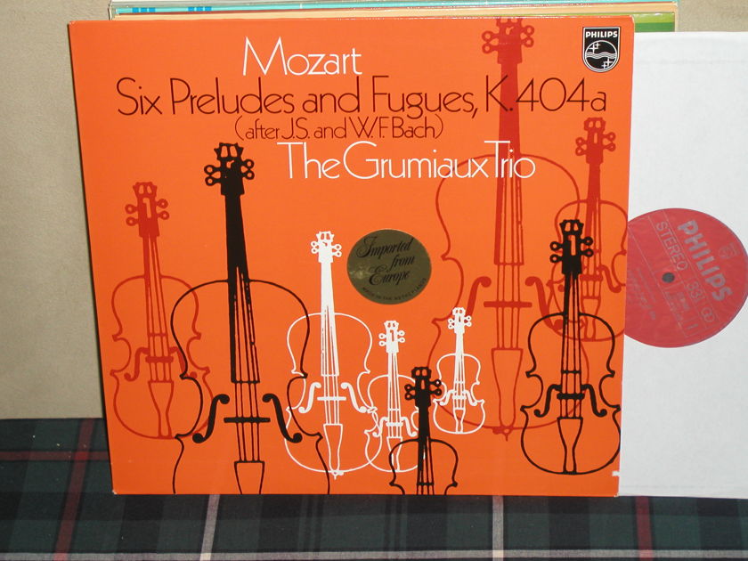 The Grumiaux Trio - Mozart Six Preludes Philips Import LP 6500