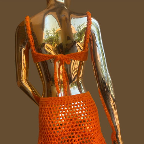 Mini Mesh Flare Skirt