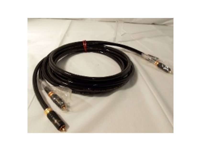 NIRVANA S-L AUDIO INTERCONNECT CABLES 3 METERS WITH WBT 0311 RCA PLUGS