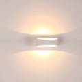 HV3661T-WHT - Luxe White TRI Colour Up & Down LED Wall Light