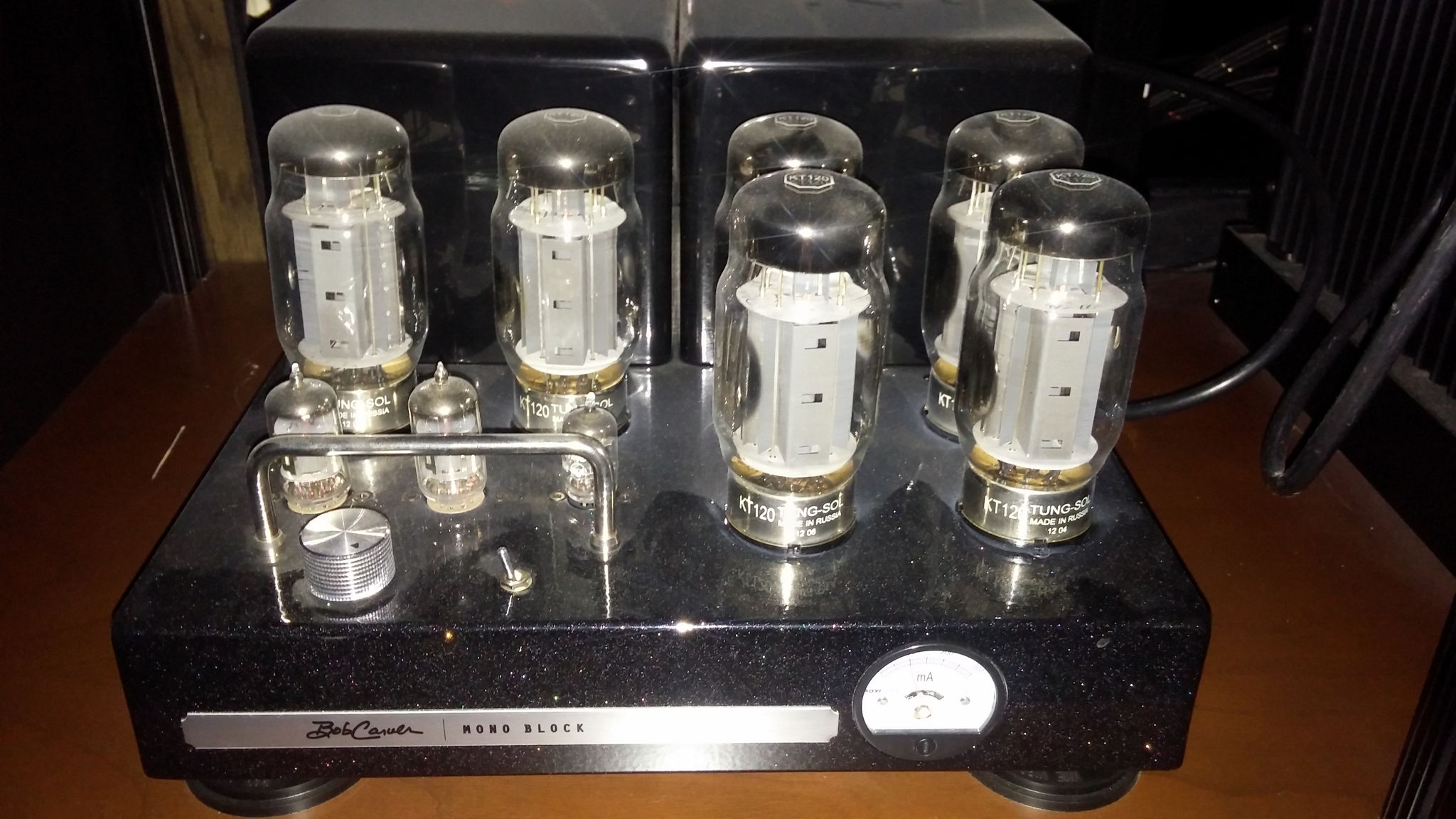 Close up of the Amp