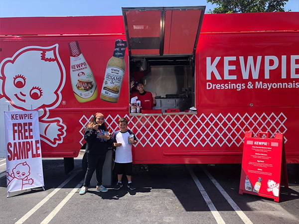 Giant Kewpie food truck