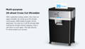 Multi-purpose 20-sheet Cross Cut Shredder