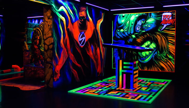 bester geburtstagde schwarzlichthelden frankfurt kindergeburtstag wandbemalung graffiti helden rätsel