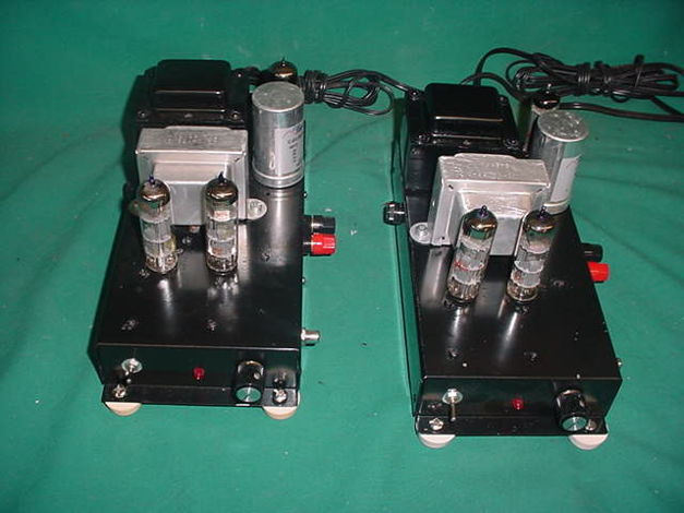 Hammond 8wpc VHQ Mono amps 6BM8 "WAVE" P-P type  amps s...