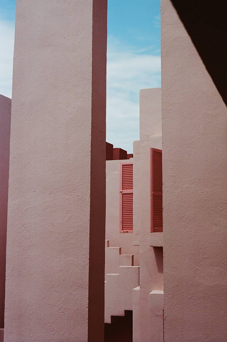 La Muralla Roja by Ricardo Bofill | Photographed by Hannah Davis for Wolf & Moon Jewellery