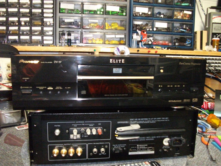 Pioneer Elite DV-37 Upgraded audio section and power supply  and the sound is wonderful!
