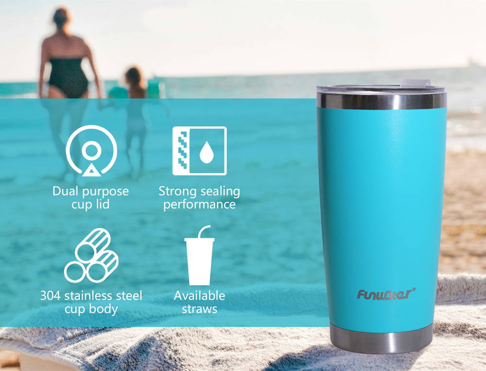 The size of the Funwater magnetic cup is 9cmx17.5cm, weighing 0.7 lbs and available in blue color