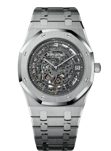 Royal Oak Openworked 15203 Extra-Thin 40th Anniversary Platinum