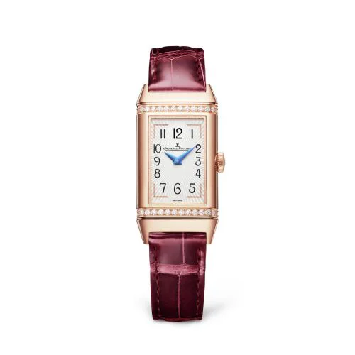 Reverso One Duetto Pink Gold / Silver / Alligator