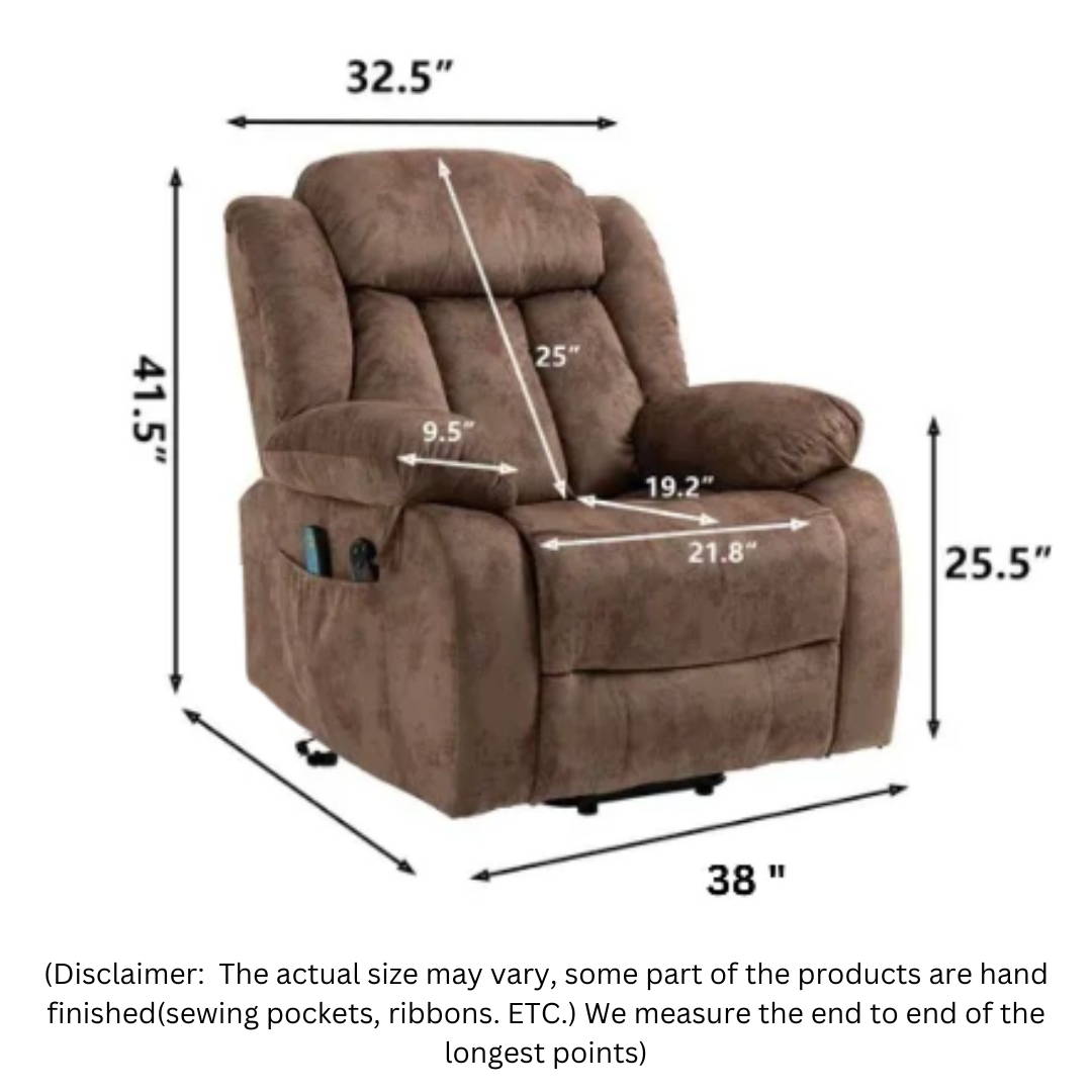 Edward Creation A huge and comfy lift chair is a great way to add a little luxury to your life. 