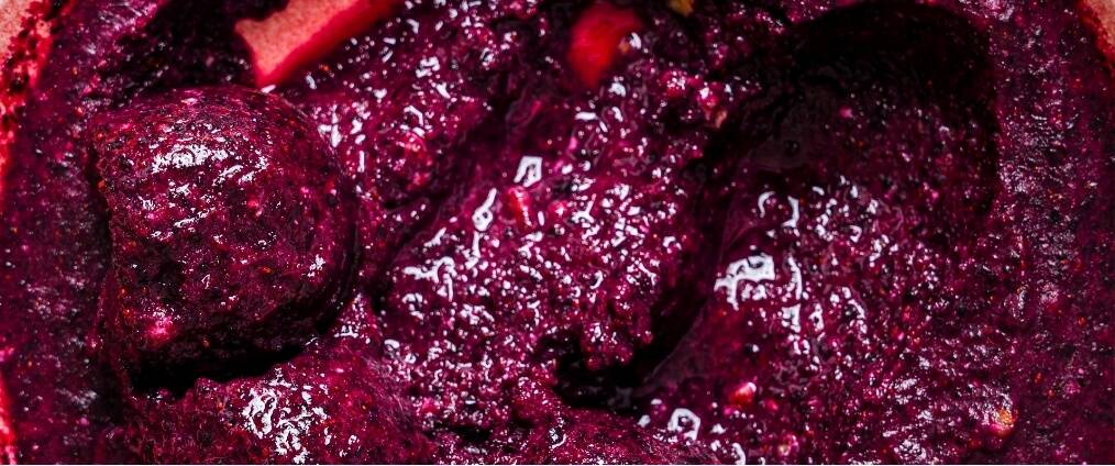 Lemon Blueberry Sorbet - Wild Blueberry SuperAde 