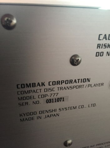 Harmonix Reimyo CDP-777 CD Player