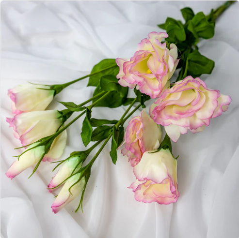 Pink Lisianthus - Realistic Artificial Flowers - Image 2