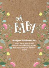 baby shower seed packet favor hand out