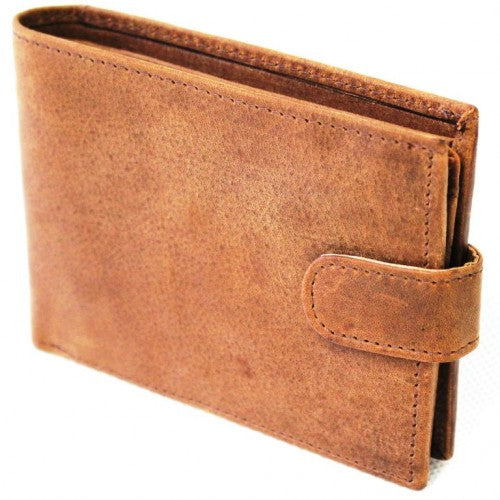 RFID lined Cow Hide Hunter Leather Wallet Style 12006 - Image 7