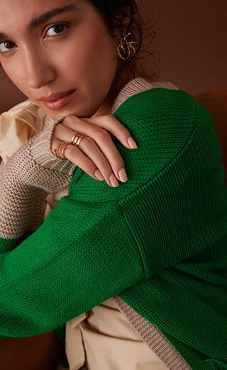 Soft Green Warm Cardigan