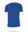 Royal blue 100% cotton V neck shirts sj clothing manila Philippines