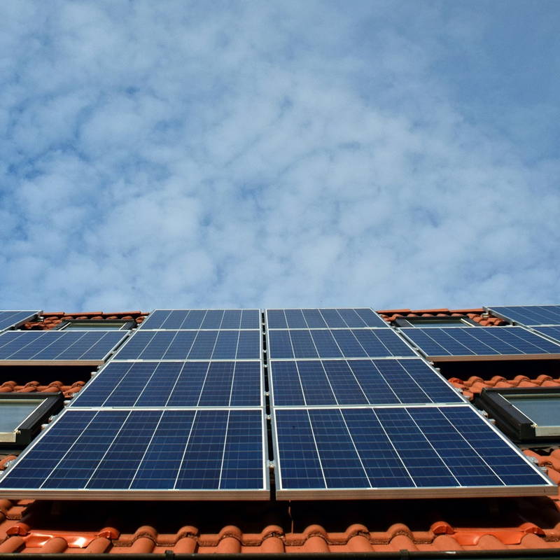 Zonnepanelen op het dak