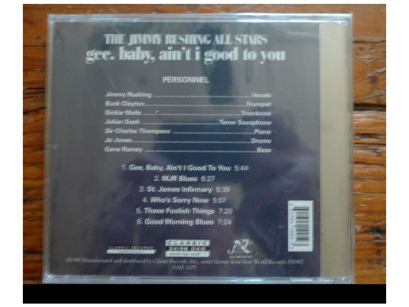 The Jimmy Rushing All Stars - gee, baby ain't i good to you Classic Records 24/96 DVD-A